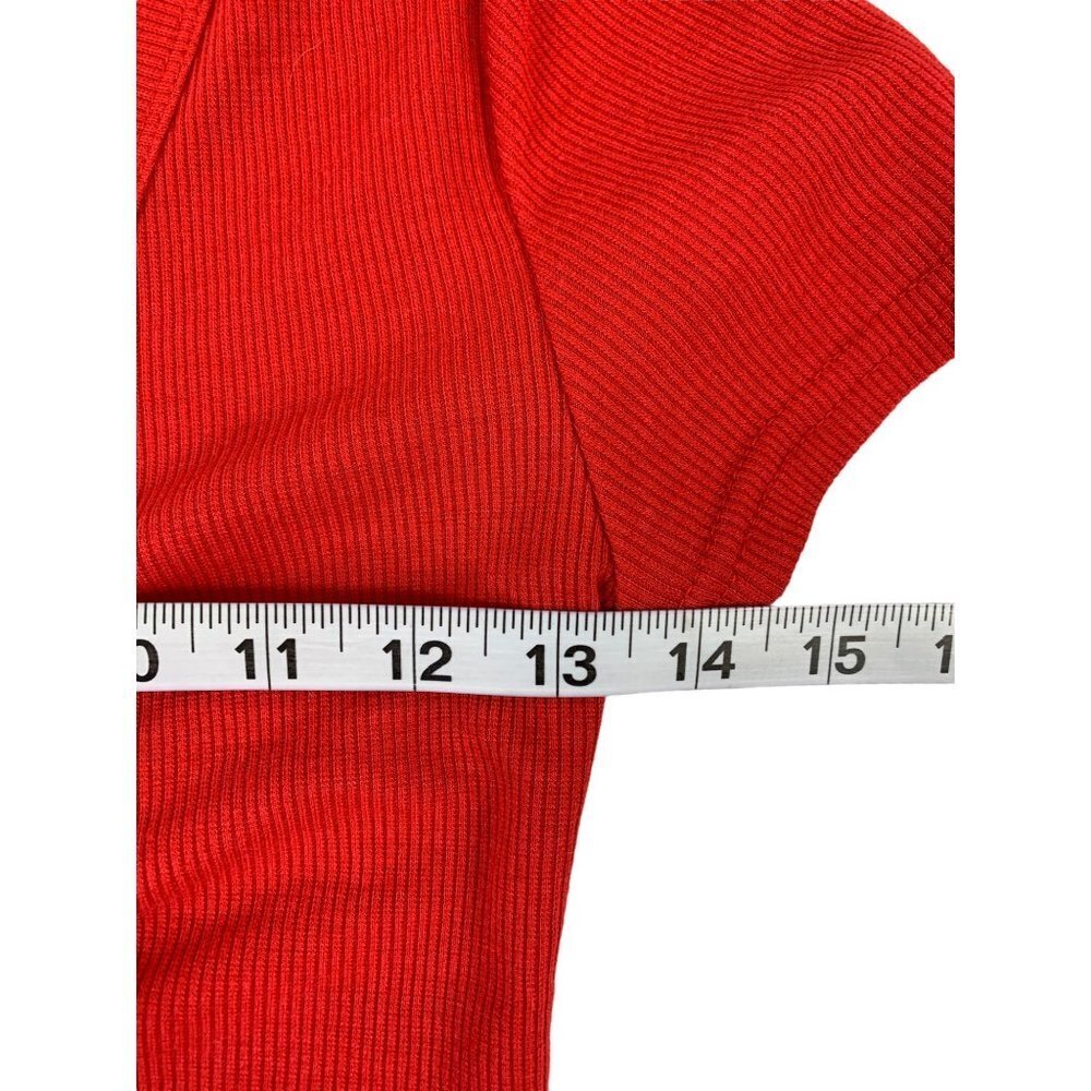 Faded Rose Women's Ruby Red Crop Top - Picture 3 of 4